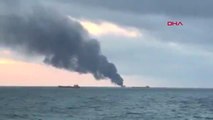 Dha Dış - Rusya - Kerç Boğazı'nda Gemi Yangını