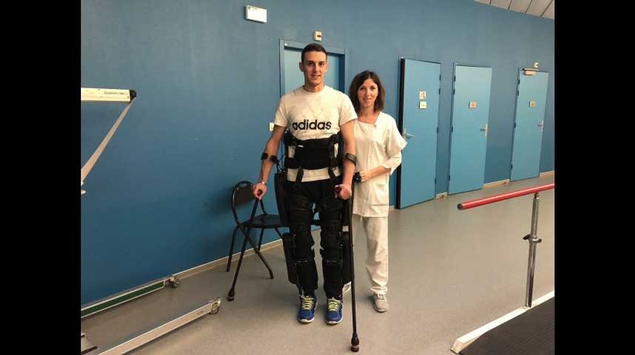 Découvrez l'exosquelette, un matériel motorisé qui permet à des personnes de remarcher