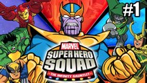 Marvel Super Hero Squad The Infinity Gauntlet #1 — Iron Man and Hulk ON Thanos Base {Xbox 360}