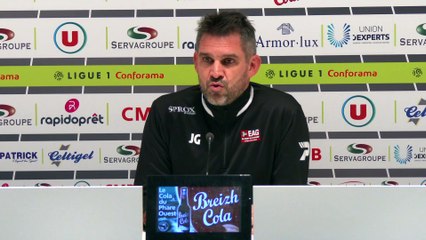 Le point presse de Jocelyn Gourvennec avant Nancy
