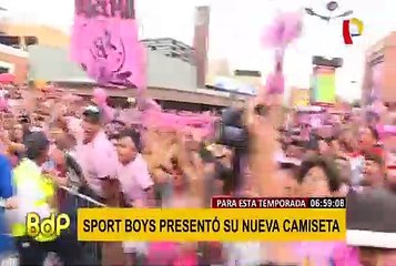 Sport Boys: ‘rosados’ presentaron su nueva camiseta para el 2019