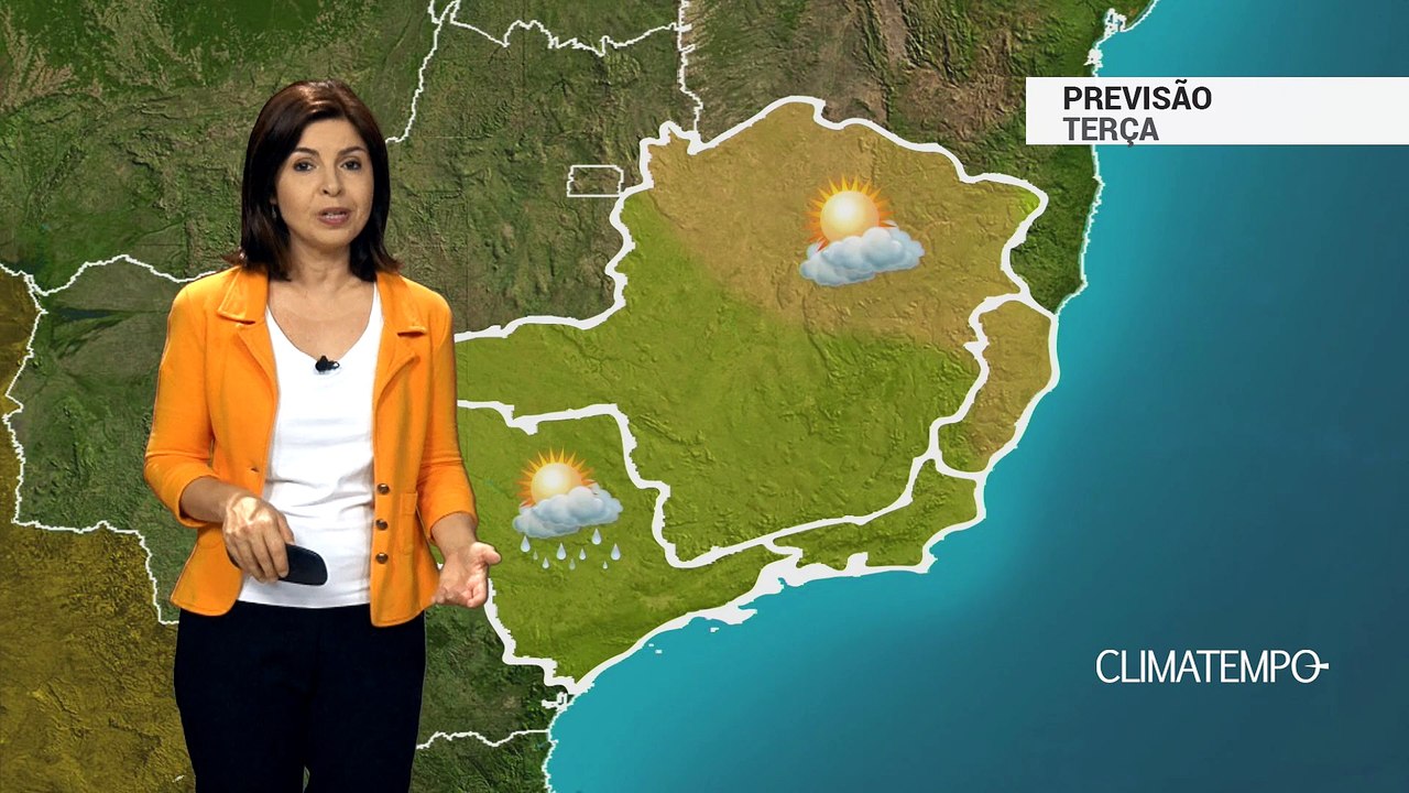 Previsão Sudeste – Risco de chuva forte entre MG e RJ