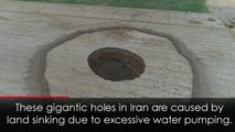 Gigantic holes form in Iran due to excessive water pumping