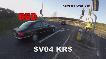 SV04KRS - Jumping a Red light - Lang Stracht-A944, Aberdeen