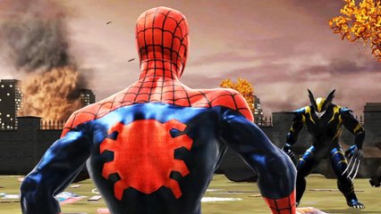 Spider-Man Web of Shadows (Max PC) Walkthrough part 10 - SYMBIOTE WOLVERINE