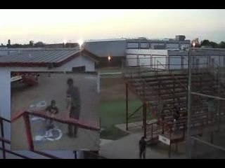 Saut de 8 mètres de haut