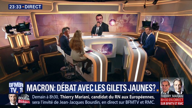 Emmanuel Macron : débat avec les gilets jaunes ?