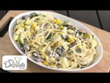 Receta de Pasta con champiñones y calabacitas | Cocina Delirante