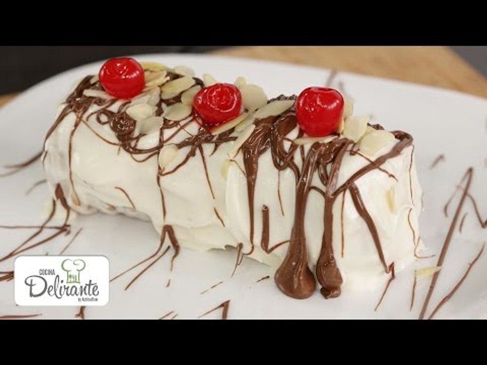 Postre fácil con galletas Marías | Cocina Delirante