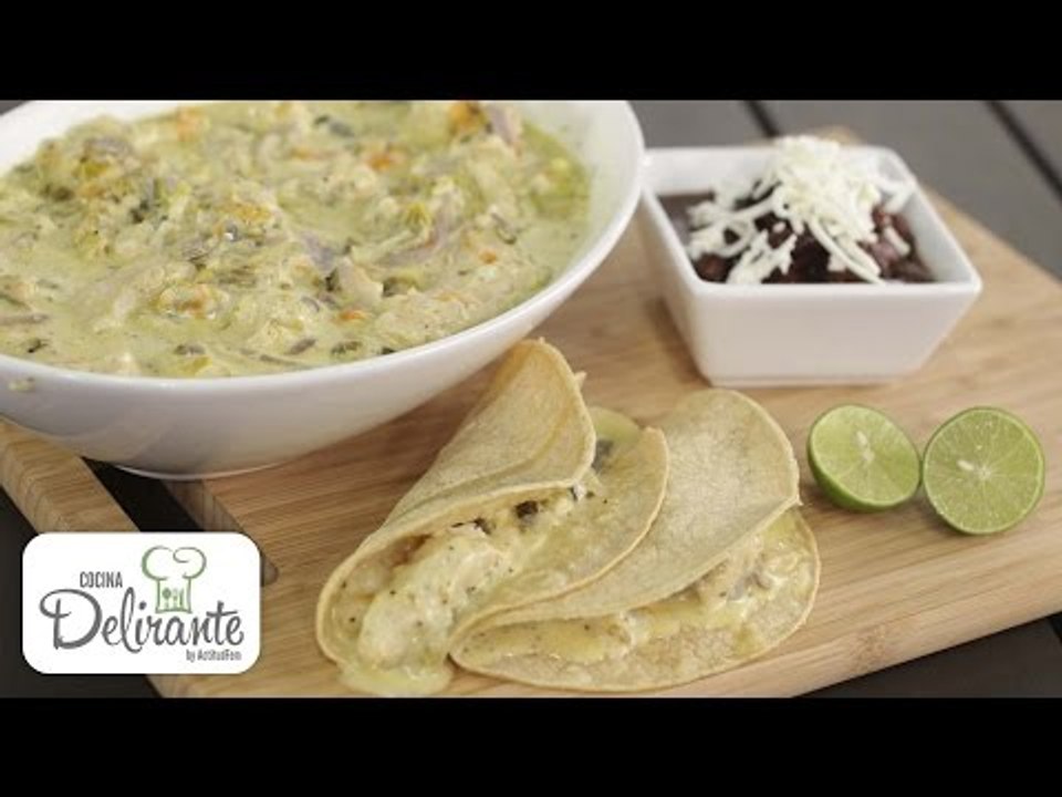 Tacos de fajitas con flor de calabaza | Cocina Delirante