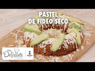 Receta de pastel de fideo seco | Cocina Delirante