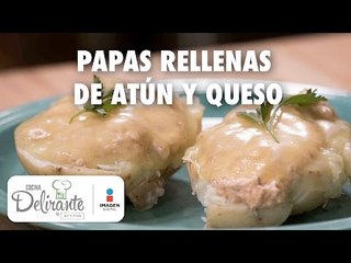 Papas rellenas de atún y queso | Cocina Delirante