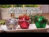 Manzanas decoradas como esferas de navidad | Cocina Delirante