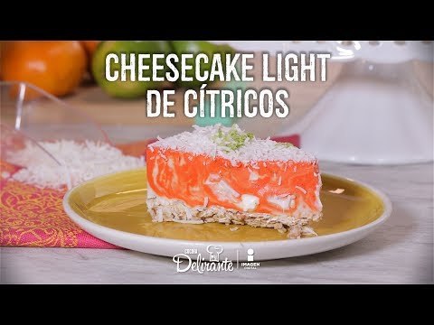 Cheesecake light de cítricos | Cocina Delirante