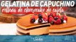 Gelatina de Capuchino rellena de cheesecake de cajeta | Cocina Delirante
