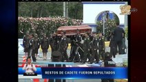 Familiares dieron el último adiós a cadete fallecida en Colombia