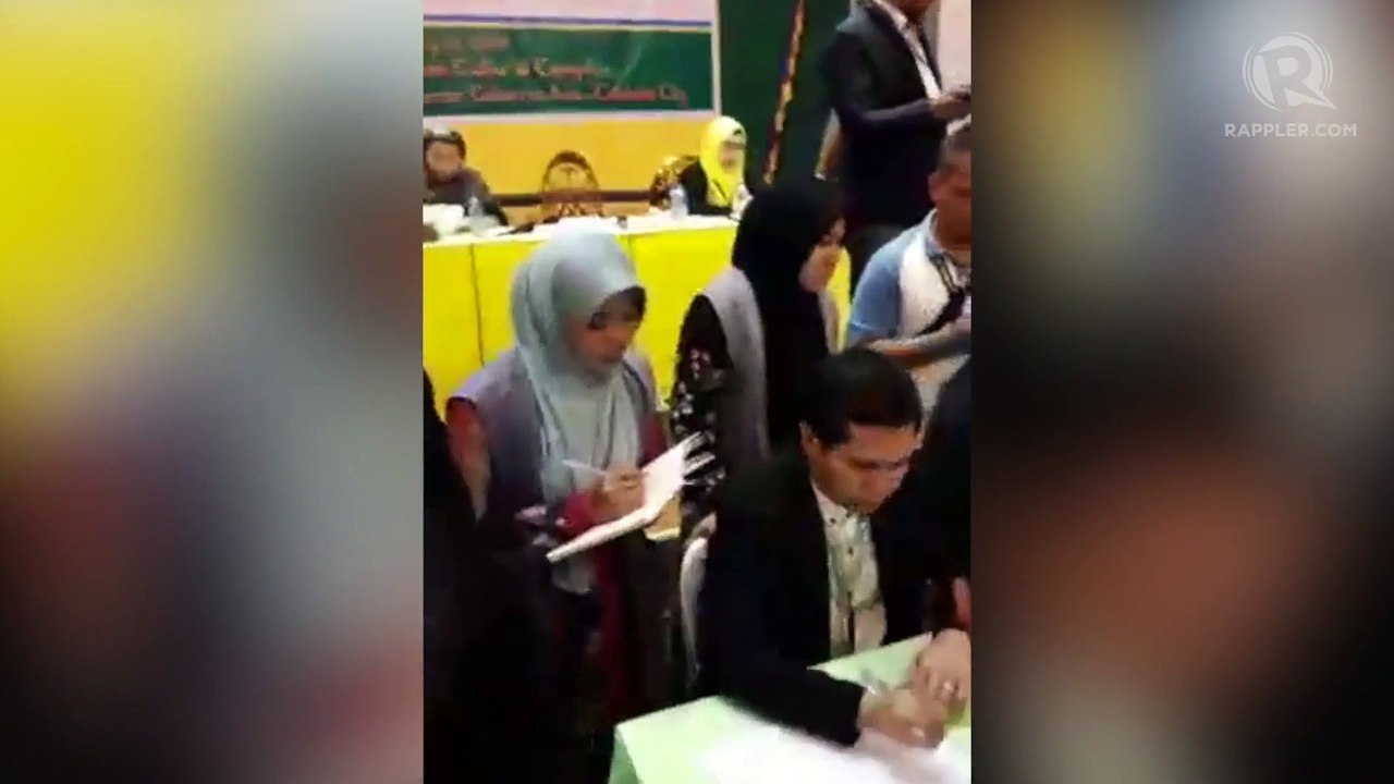 Bangsamoro Vote: Cotabato City plebiscite board of canvassers reading out results