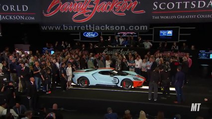 Siêu xe Ford GT 001 2019 kỷ niệm 50 năm chiến thắng giải đua Le Mans được bán đấu giá lên đến 58 tỷ đồng