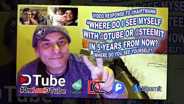 A Dtube Special - Video Response to @hauptmann - Where Do I See Myself with @dtube or @steemit in the Next 5 Years? Where Do You See Yourself with @dtube or @Steemit in 5 Years?