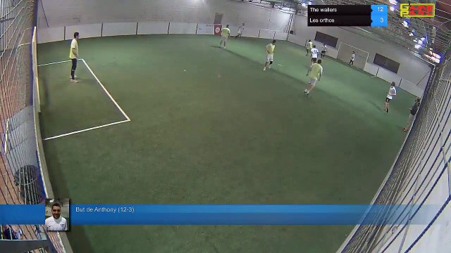 But de Anthony (12-3) - The wailers Vs Les orthos - 21/01/19 20:00 - Ligue A - Poitiers Game Parc