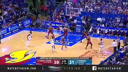 No. 24 Iowa State vs. No. 9 Kansas Basketball Highlights (2018-19)