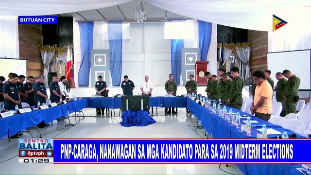 PNP-CARAGA, nanawagan sa mga kandidato para sa 2019 midterm elections