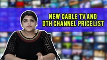 New Cable TV and DTH channel price list
