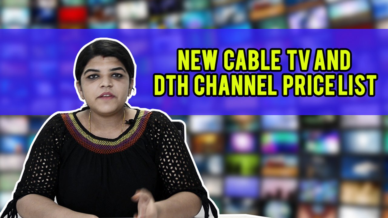 New Cable TV and DTH channel price list