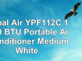 Global Air YPF112C 12000 BTU Portable Air Conditioner Medium White