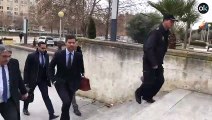 Xabi Alonso entrando a declarar en la Audiencia Provincial de Madrid