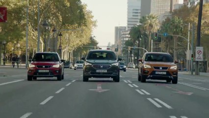 I tre SUV SEAT per la prima volta insieme su strada