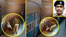 RPF personnel saves man, who slips from train; Watch CCTV video | Oneindia News