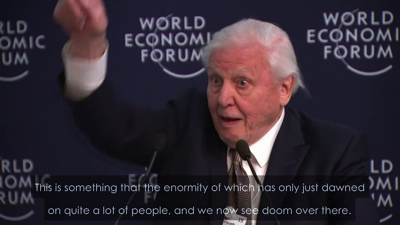 Sir David Attenborough: There’s doom around the corner