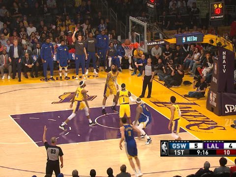 Story of the Day: Klay ties NBA record 10 consecutive three-pointers