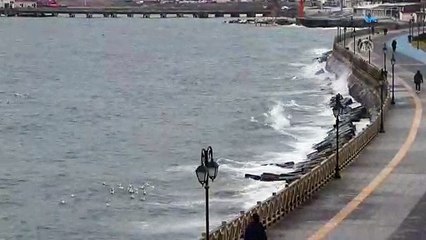 Marmara Denizi'nde ulaşıma poyraz engeli - TEKİRDAĞ