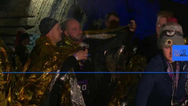 Runners take on 10k race in world's biggest wine cellar