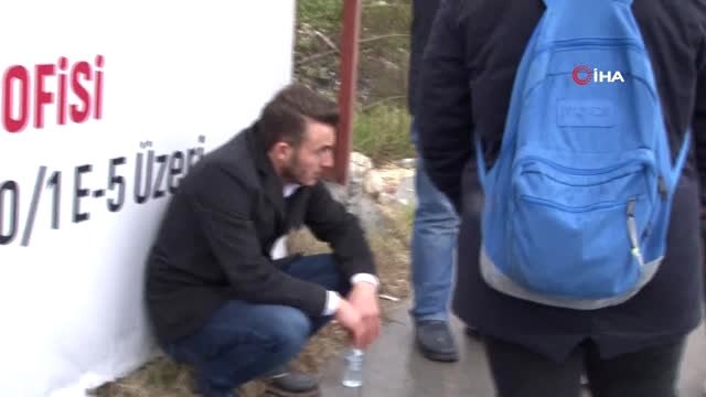 Beylikdüzü E-5 Karayolu'nda Vinç Devrildi