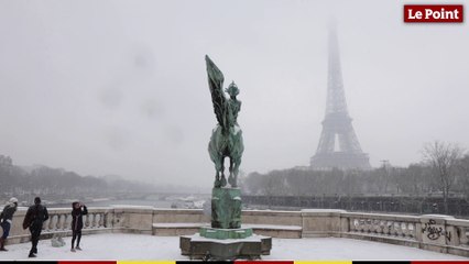 Le retour de la neige à Paris