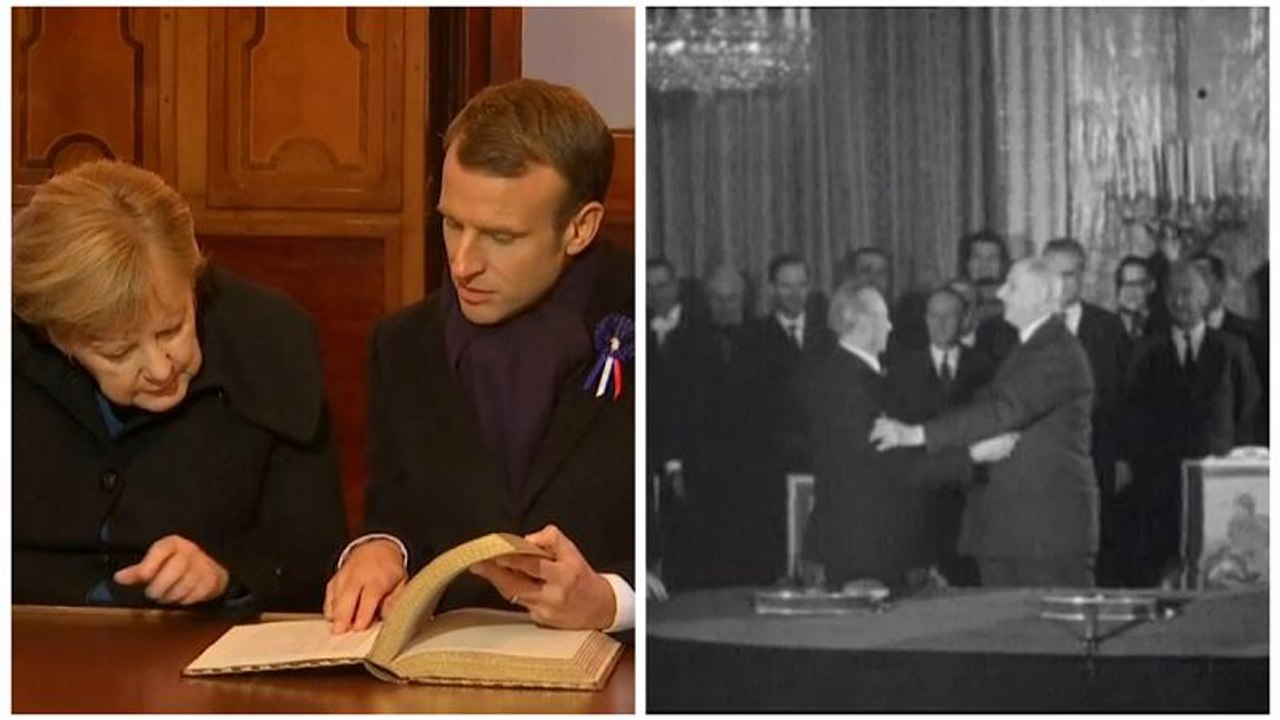 Du Traité de l'Elysée au Traité d'Aix-la-Chapelle, 56 ans de relations franco-allemandes