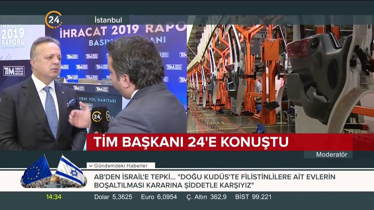 TİM Başkanı 24 TV'ye konuştu