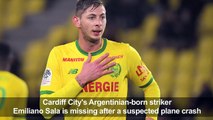 Cardiff striker Sala missing after suspected plane crash