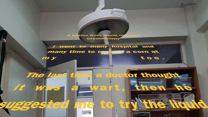 Big blood blister after liquid nitrogen cryotherapy ( 720 X 1280 )