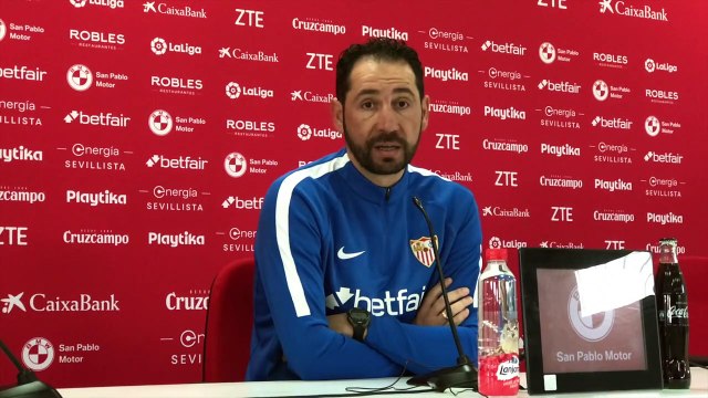 Pablo Machín, en la Previa del Sevilla-Barcelona de Cuartos de Copa del Rey