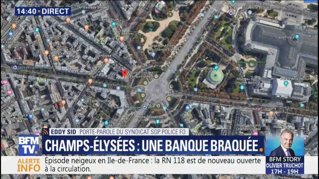 Banque braquée sur les Champs-Élysées: que s'est-il passé?