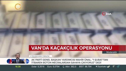 Van'da kaçakçılık operasyonu