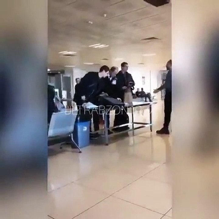 Trabzon Havalimanı'nda hakem Meler'e tepki