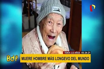 Japón: muere el hombre más longevo del mundo a los 113 años