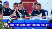 Poll bets urged: Don't heed NPA demands