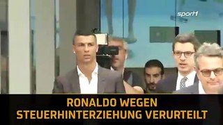 Cristiano Ronaldo wegen Steuerhinterziehung verurteilt
