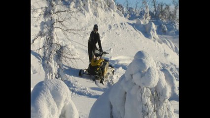 SKI-DOO 2012 Trailer, best fun ever on the polar cyrcle; Scootersafari, Sweden